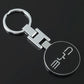 BYD Metal Keychain – Premium BYD Logo Car Key Ring | Black & Red | 89×34mm | 34g Luxury Auto Keychain