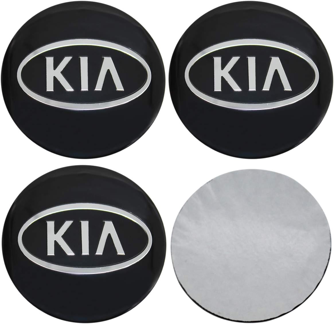 KIA Wheel Center Cap – OEM Style Hub Cap Badge 58mm (Set of 4 PCs)