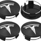 Tesla Wheel Center Caps Set of 4 – 56mm OEM Style Replacement Hub Caps for Tesla Model 3, Model Y, Model S & Model X
