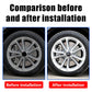 Hyundai Wheel Center Cap – OEM Style Hub Cap Badge (Set of 4 PCs)