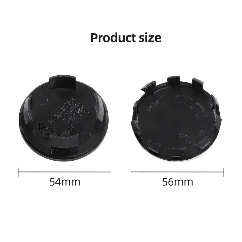 Mini Wheel Center Caps Pack of 4 – 54mm & 56mm OEM Style Replacement Hub Caps for Mini Cooper Wheels – Premium ABS Rim Center Caps