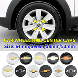 Chevrolet Wheel Hub Center Caps – Set of 4