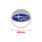 Subaru Wheel Center Caps Set of 4 – 60mm OEM Style Replacement Hub Caps for Subaru Alloy Wheels – Premium ABS Snap-On Rim Center Covers
