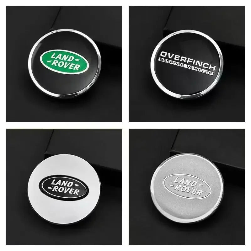 Land Rover Wheel Center Caps Set of 4 – 62mm OEM Style Replacement Hub Caps for Land Rover & Range Rover Alloy Wheels – Premium ABS Rim Covers