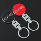 BYD Metal Keychain – Premium BYD Logo Car Key Ring | Black & Red | 89×34mm | 34g Luxury Auto Keychain