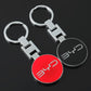 BYD Metal Keychain – Premium BYD Logo Car Key Ring | Black & Red | 89×34mm | 34g Luxury Auto Keychain