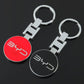 BYD Metal Keychain – Premium BYD Logo Car Key Ring | Black & Red | 89×34mm | 34g Luxury Auto Keychain