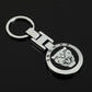Jaguar Metal Keychain – Premium Jaguar Logo Key Ring | Black, Blue & Red | Zinc Alloy Car Keychain | 90×34mm | 44g