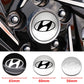 Hyundai Wheel Center Cap – OEM Style Hub Cap Badge (Set of 4 PCs)