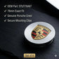 Porsche Wheel Center Caps Set of 4 – 76mm & 65mm OEM Style Replacement Hub Caps for Porsche Alloy Wheels – Premium ABS Rim Center Covers