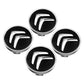 Citroën Wheel Center Cap – Set of 4 PCS (Black / Silver / Red)