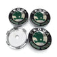 Skoda Wheel Center Caps Set of 4 – 56mm & 65mm OEM Style Replacement Hub Caps for Skoda Alloy Wheels – Premium ABS Rim Center Covers