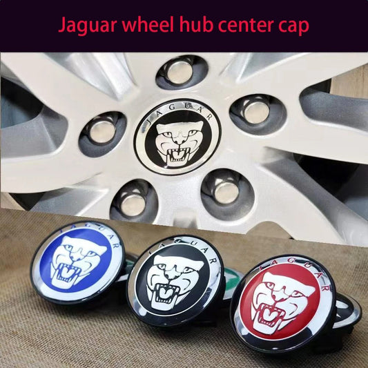 Jaguar Wheel Center Caps 59mm Pack of 4 – OEM Style Replacement Hub Caps for Jaguar Wheels – Premium ABS Wheel Center Caps