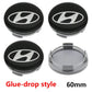 Hyundai Wheel Center Cap – OEM Style Hub Cap Badge (Set of 4 PCs)