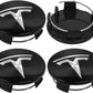 Tesla Wheel Center Caps Set of 4 – 56mm OEM Style Replacement Hub Caps for Tesla Model 3, Model Y, Model S & Model X