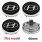 Hyundai Wheel Center Cap – OEM Style Hub Cap Badge (Set of 4 PCs)