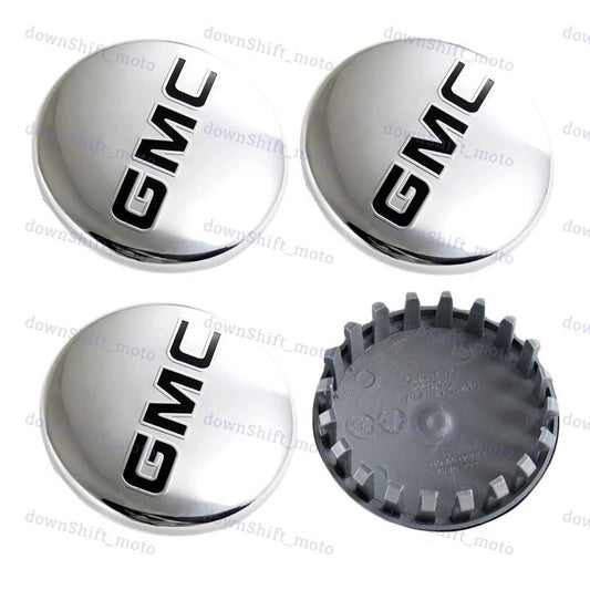 GMC Gloss Black Wheel Center Cap – Set of 4 PCS