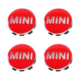 Mini Wheel Center Caps Pack of 4 – 54mm & 56mm OEM Style Replacement Hub Caps for Mini Cooper Wheels – Premium ABS Rim Center Caps