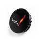 Chevrolet Corvette Crossed Flags Wheel Center Cap – Set of 4 PCS