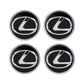 Lexus Wheel Hub Cap – OEM Style Center Cap Badge (Set of 4 PCs)