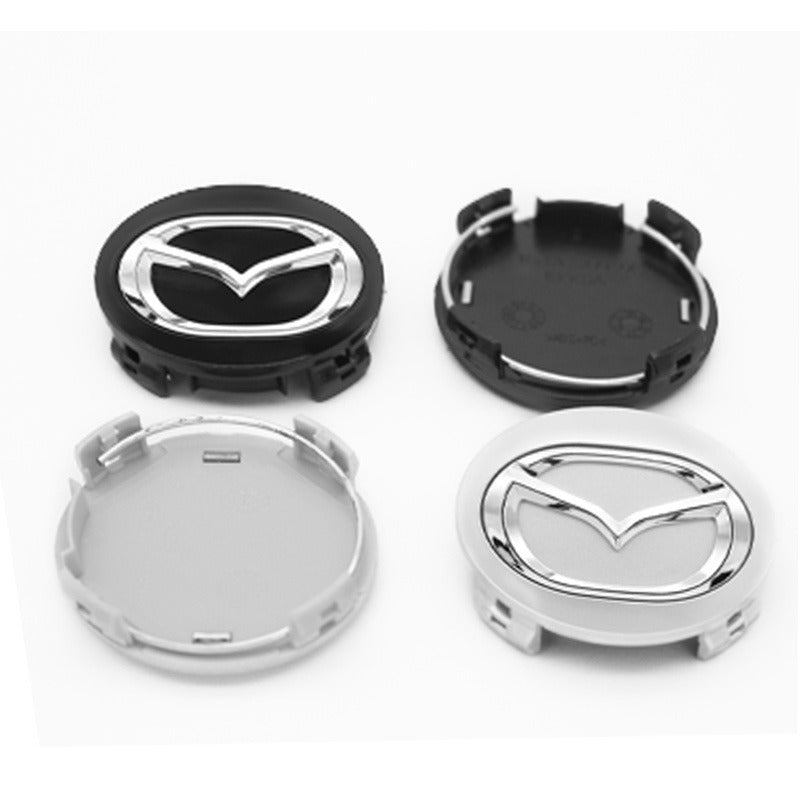 Mazda Wheel Center Cap – OEM Style Hub Cap Badge (Set of 4 PCs)