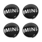 Mini Wheel Center Caps Pack of 4 – 54mm & 56mm OEM Style Replacement Hub Caps for Mini Cooper Wheels – Premium ABS Rim Center Caps