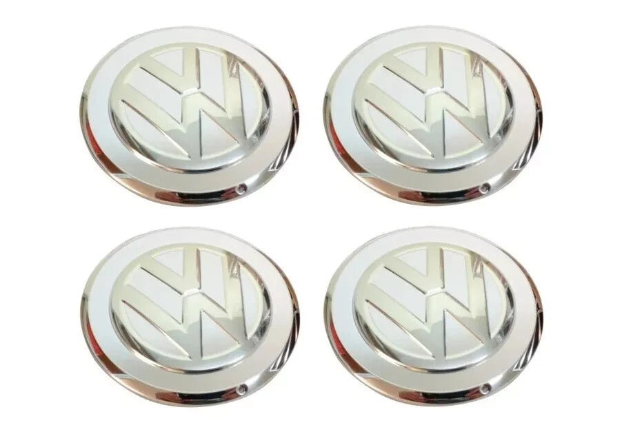 Volkswagen Wheel Center Caps Set of 4 – 56mm 60mm 62mm 65mm 70mm 75mm Replacement Hub Caps for VW Golf, Passat, Jetta, Tiguan, Polo & More