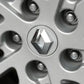 Renault Wheel Center Caps Set of 4 – 57mm & 60mm OEM Style Replacement Hub Caps for Renault Alloy Wheels – Premium ABS Rim Center Covers