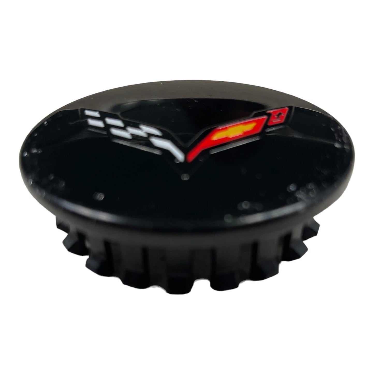 Chevrolet Corvette Crossed Flags Wheel Center Cap – Set of 4 PCS