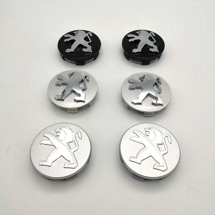 Peugeot Wheel Center Cap – OEM-Style Hub Cap Replacement (4 PC Set)