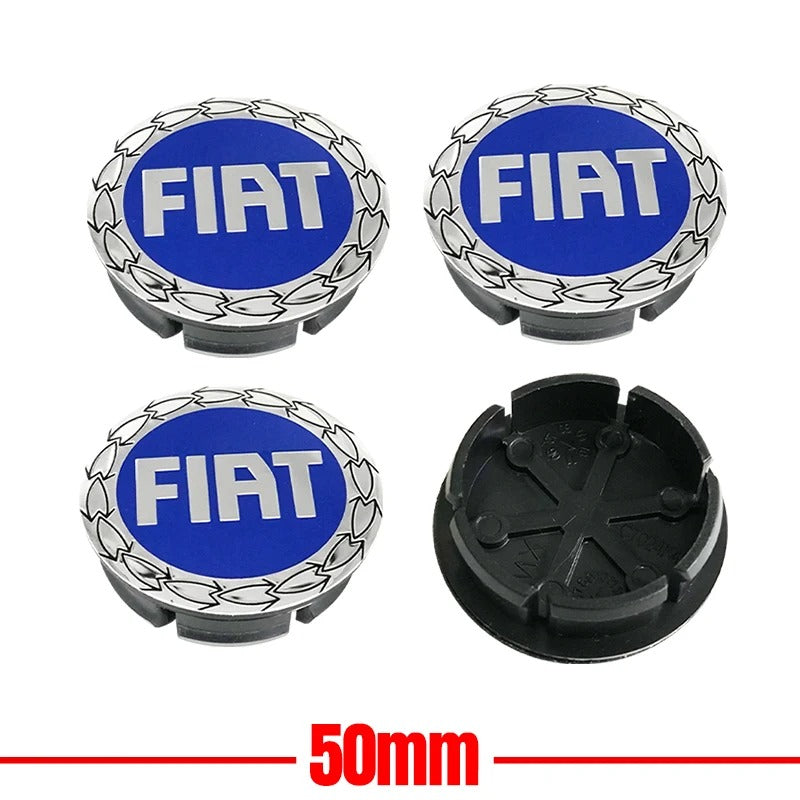 Fiat / Abarth Wheel Center Cap – OEM Style Hub Cap Badge (Set of 4 PCs)
