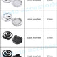 Mazda Wheel Center Cap – OEM Style Hub Cap Badge (Set of 4 PCs)