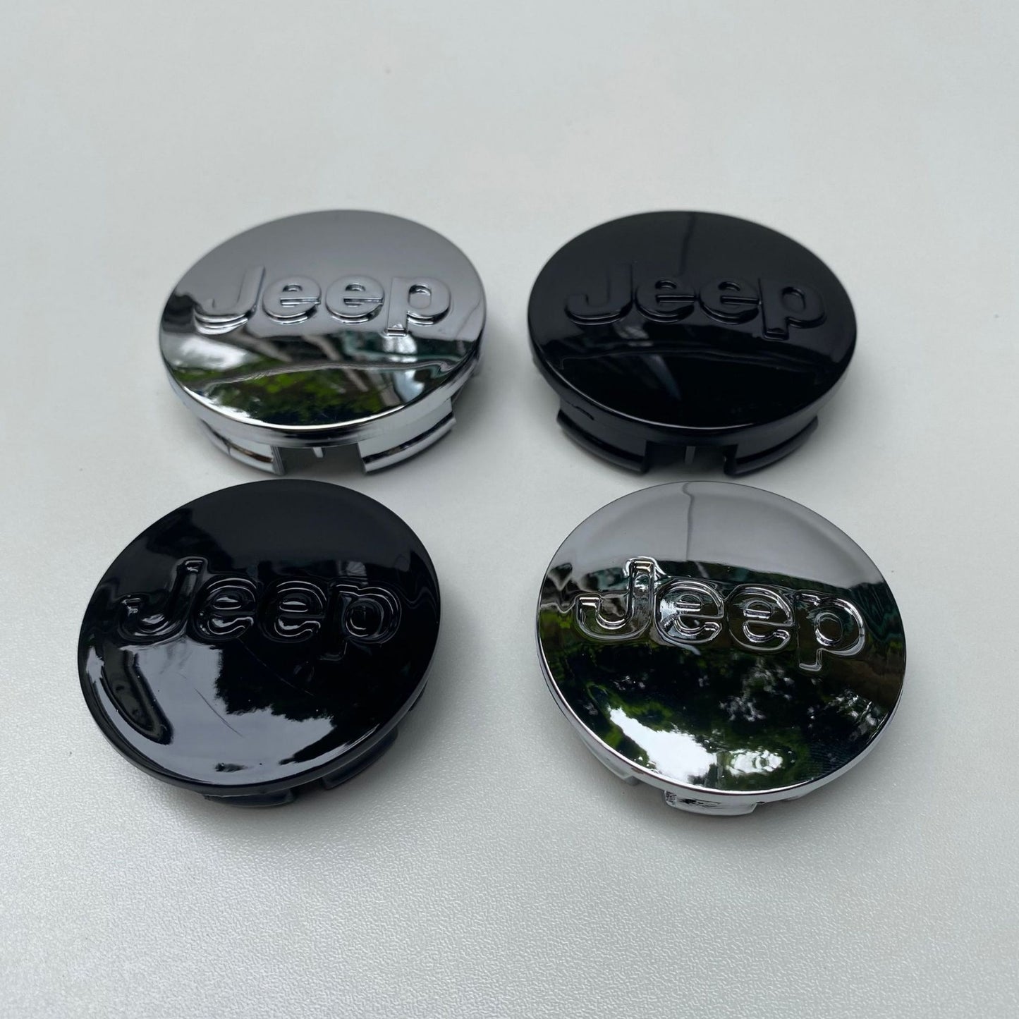 Jeep Wheel Hub Cap – OEM Style Center Cap Badge (Set of 4 PCs)