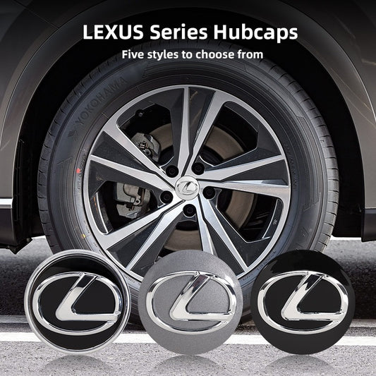 Lexus Wheel Hub Cap – OEM Style Center Cap Badge (Set of 4 PCs)