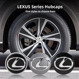 Lexus Wheel Hub Cap – OEM Style Center Cap Badge (Set of 4 PCs)