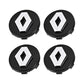 Renault Wheel Center Caps Set of 4 – 57mm & 60mm OEM Style Replacement Hub Caps for Renault Alloy Wheels – Premium ABS Rim Center Covers