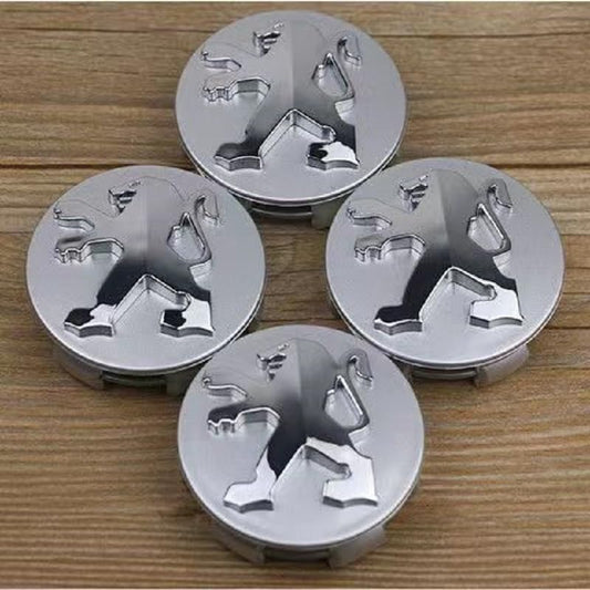 Peugeot Wheel Center Cap – OEM-Style Hub Cap Replacement (4 PC Set)