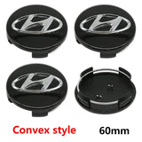 Hyundai Wheel Center Cap – OEM Style Hub Cap Badge (Set of 4 PCs)