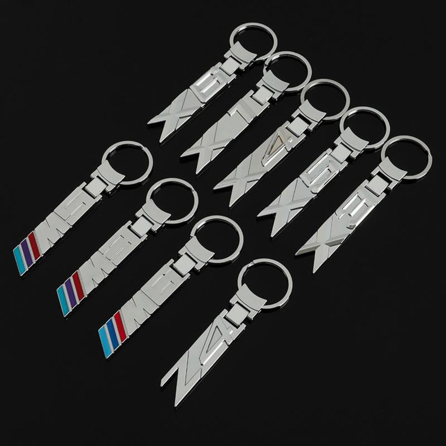 BMW Zinc Alloy Metal Keychain – Premium Key Ring for M3, M5, X1, X3, X5, X6 & Z4 | 113mm | 31g Luxury Car Keychain