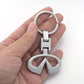 Infiniti Chrome Metal Keychain – Premium Infiniti Logo Key Ring | Zinc Alloy Car Keychain | 90×34mm | 38g