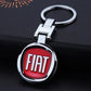 FIAT Metal Keychain – Premium FIAT Logo Key Ring | Zinc Alloy Car Keychain | 90×34mm | 39g Luxury Auto Accessory