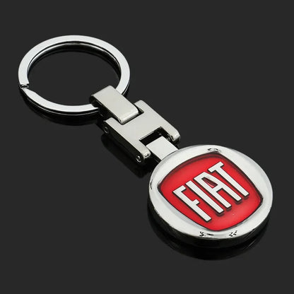 FIAT Metal Keychain – Premium FIAT Logo Key Ring | Zinc Alloy Car Keychain | 90×34mm | 39g Luxury Auto Accessory