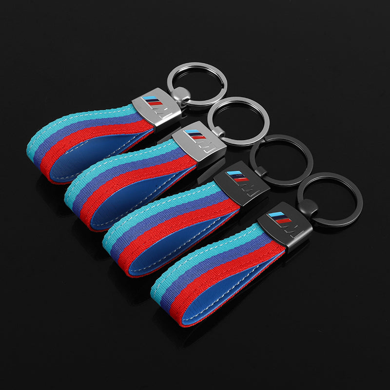 BMW ///M Obround Arch Hook Keychain – Premium Metal Car Key Ring – Heavy Duty Luxury BMW M Key Holder