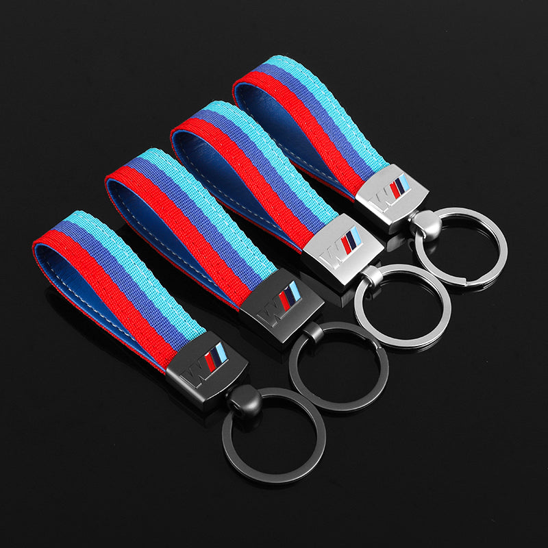 BMW ///M Obround Arch Hook Keychain – Premium Metal Car Key Ring – Heavy Duty Luxury BMW M Key Holder