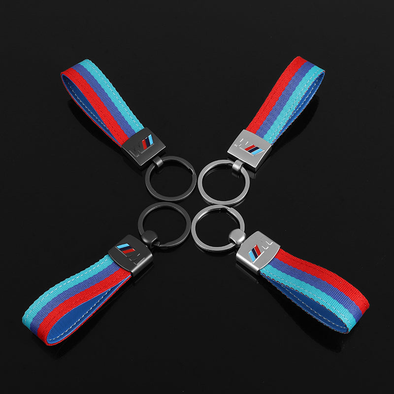BMW ///M Obround Arch Hook Keychain – Premium Metal Car Key Ring – Heavy Duty Luxury BMW M Key Holder