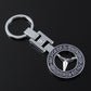 Mercedes-Benz Metal Keychain – Hollow Wheat Design | Brabus, Apple Tree, Black Silver, Blue Silver, Hollow Black & Blue | 90×35mm | 30g