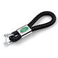 Braided Leather Rope Car Keychain – Premium Metal Key Ring for AMG, ///M & RS | 119mm | 25g Luxury Key Chain