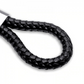 Braided Leather Rope Car Keychain – Premium Metal Key Ring for AMG, ///M & RS | 119mm | 25g Luxury Key Chain