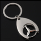Chrome Car Logo Metal Keychain for VW, Mercedes-Benz, Audi & BMW – Premium Key Ring | 42×31mm | 22g