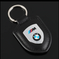BMW Shield Keychain – Premium Leather & Metal Car Keyring | Black Gold, Red Gold, Black Silver & Red Silver | 85mm